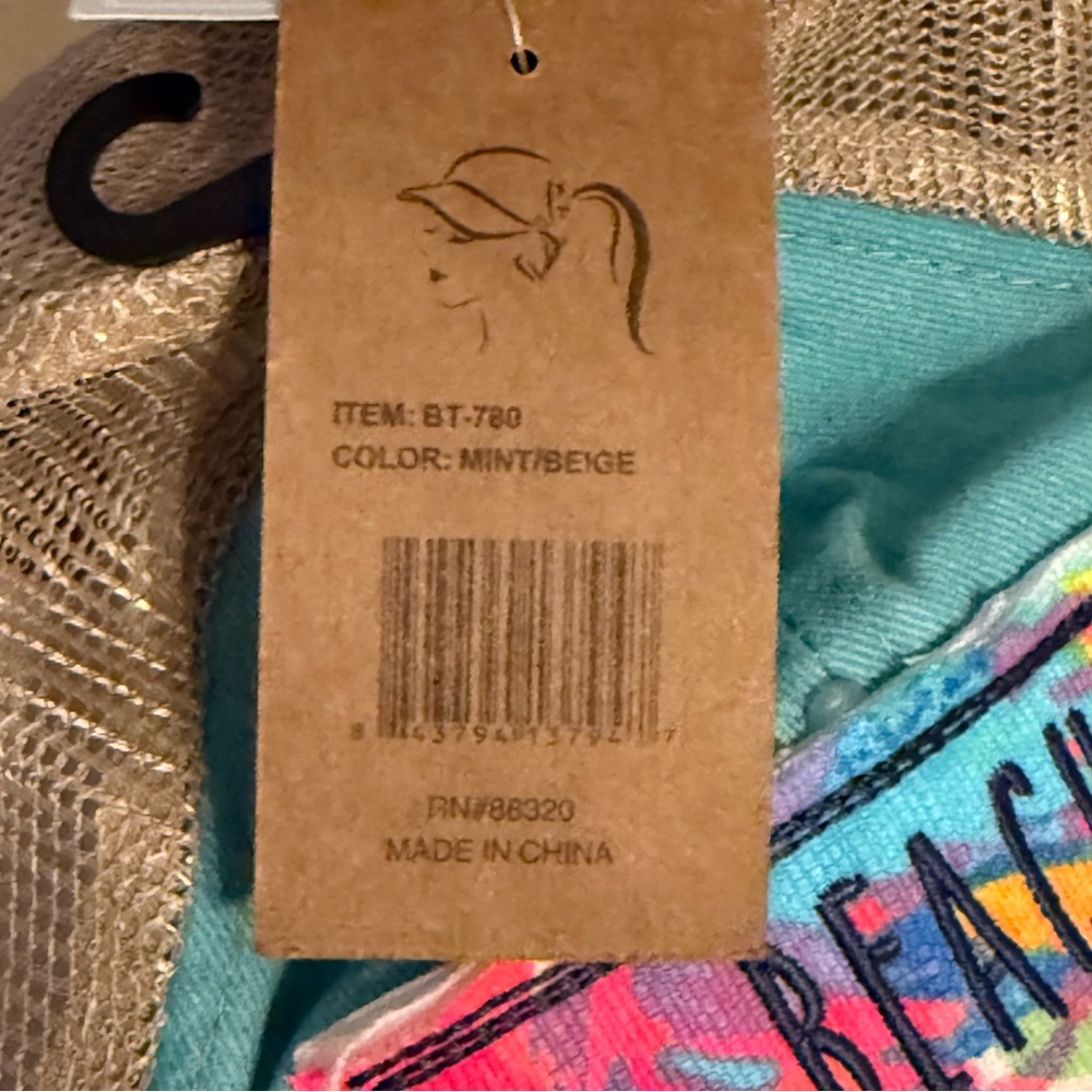 New CC Exclusives Beach Squad Distressed Pony Cap Patented - Picture 7 of 9